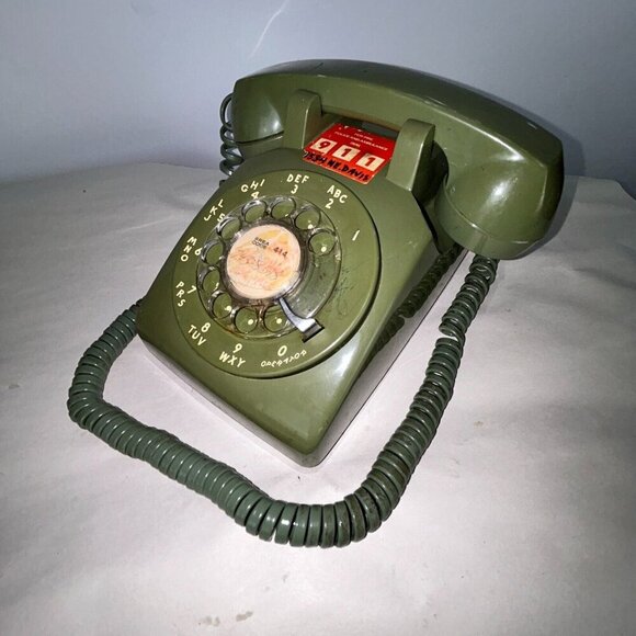 Western Electric Bell Systems 500 Rotary Desktop Telephone - Green - Untested - Picture 1 of 10